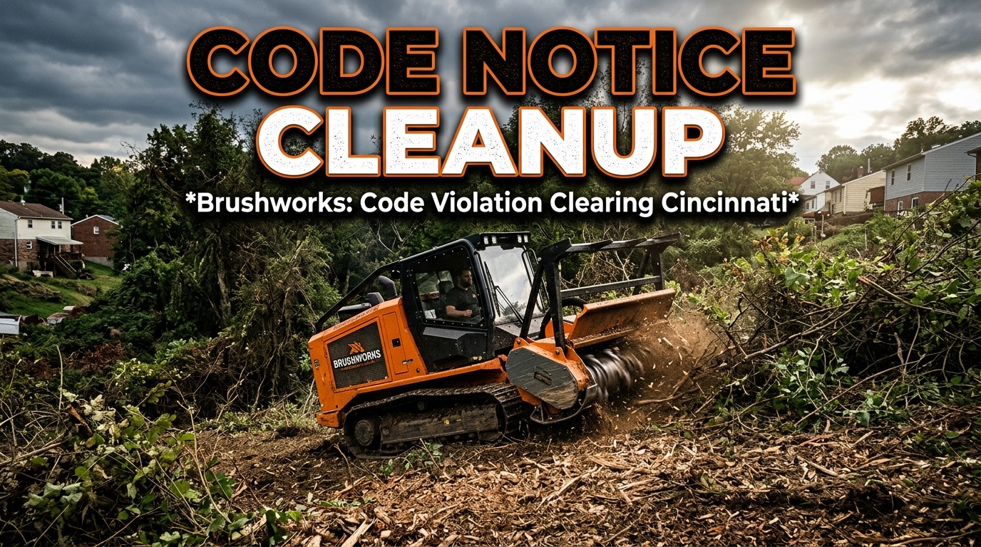 Brush Clearing for Code Violation Cleanup Cincinnati