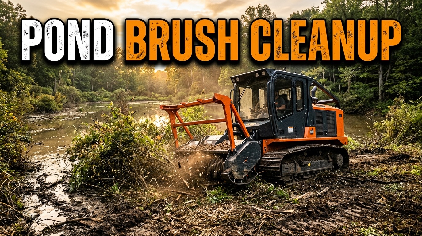 Clearing Brush Around Ponds Ohio