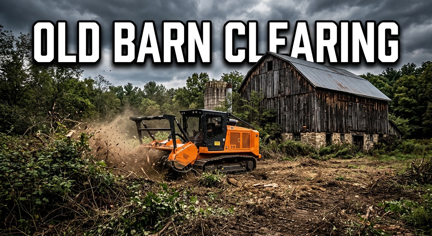 Clearing Land Around Old Barns Ohio