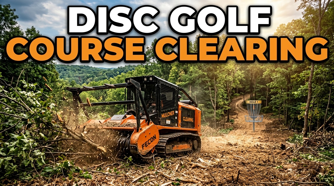 Clearing Land for Disc Golf Course Ohio