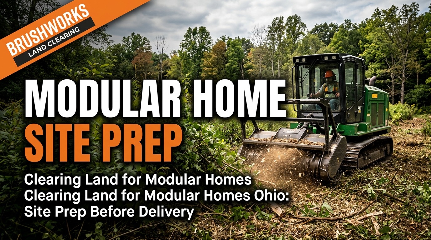 Clearing Land for Modular Homes Ohio