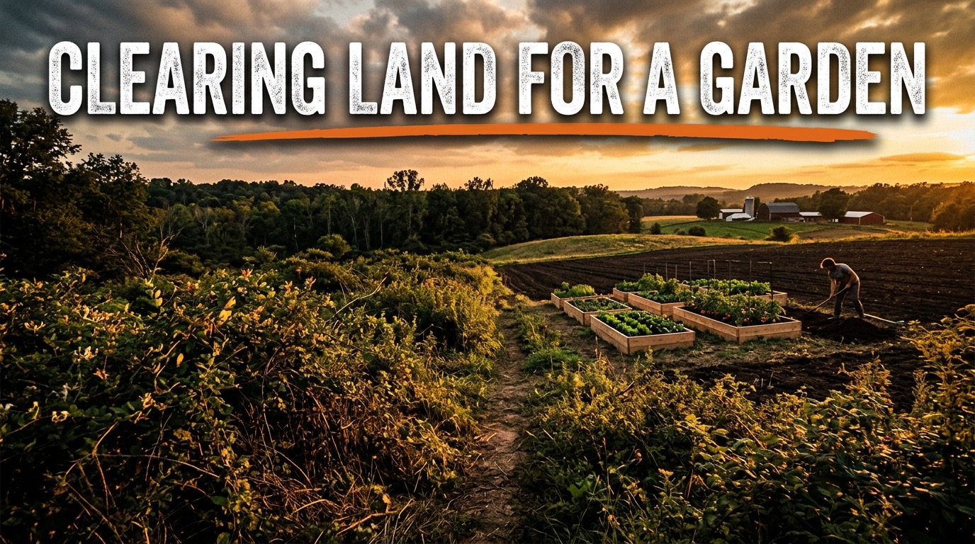 Clearing Land for a Garden or Small Farm in Ohio