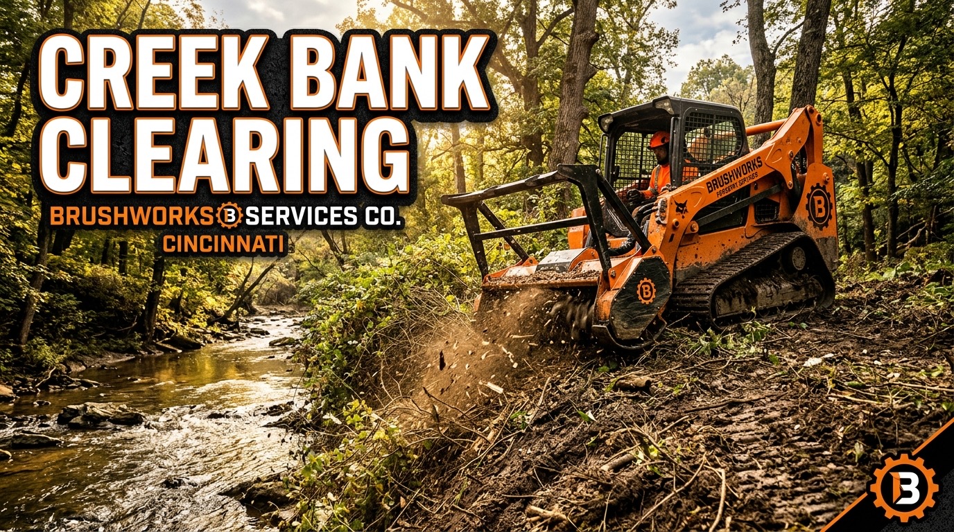 Creek Bank Clearing Cincinnati