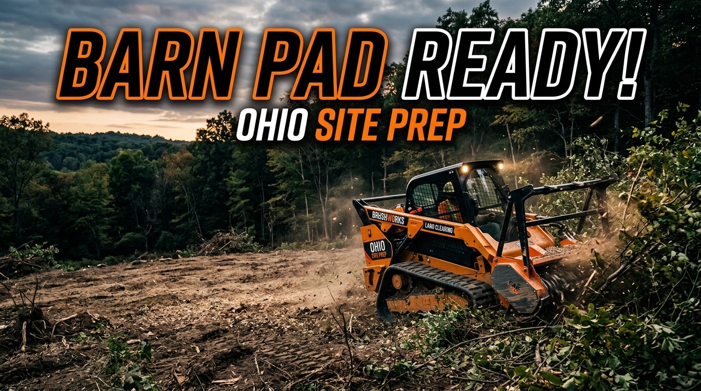 Land Clearing for Barn Pads Ohio