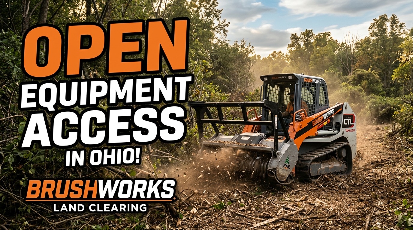 Land Clearing for Equipment Access Roads Ohio
