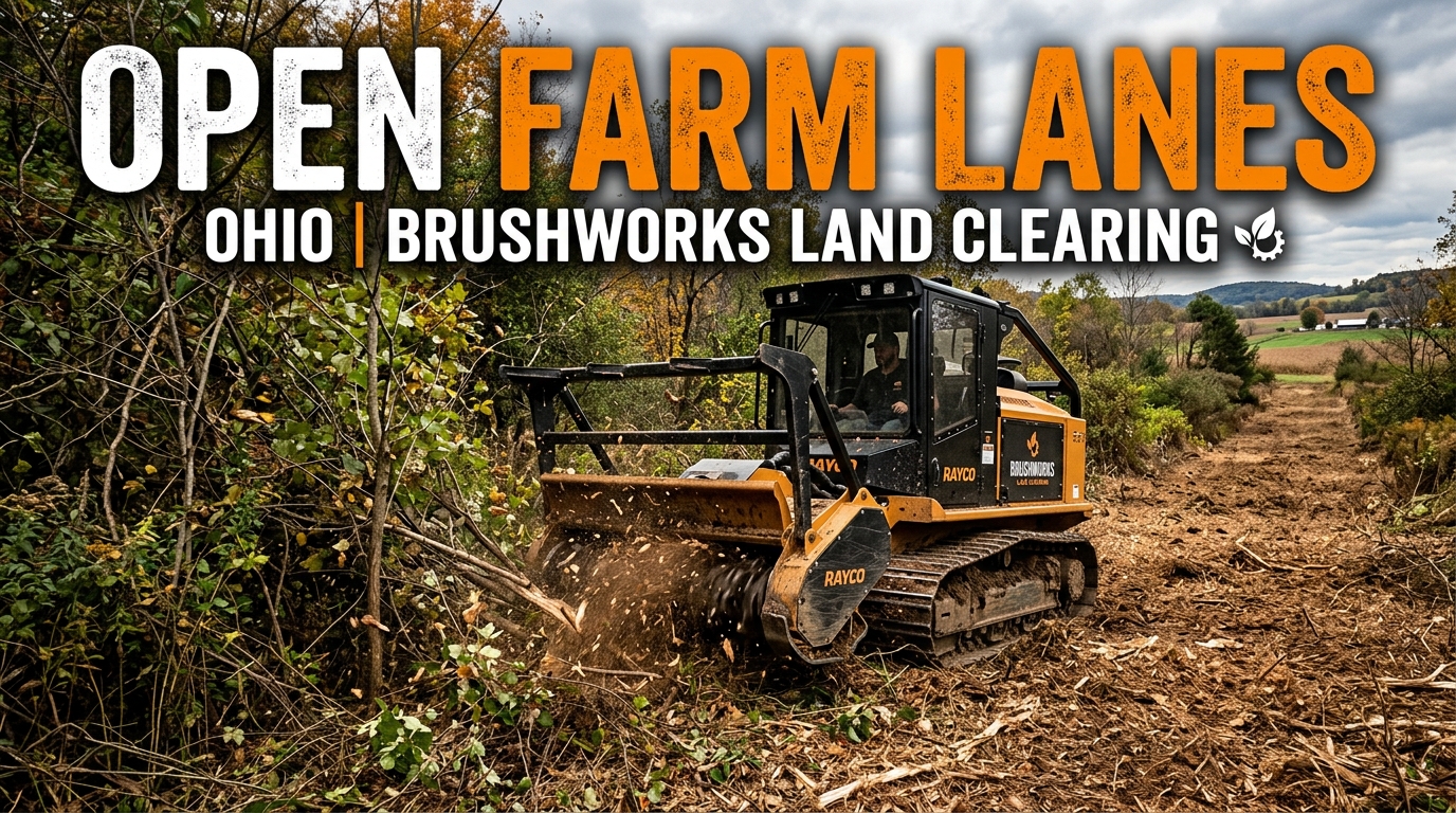 Land Clearing for Farm Lanes Ohio