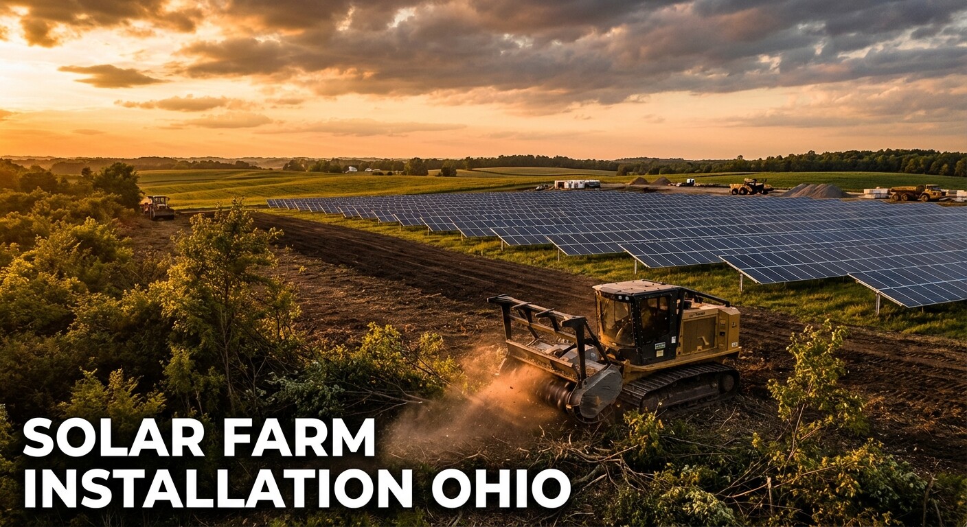 Land Clearing for Solar Farms Ohio