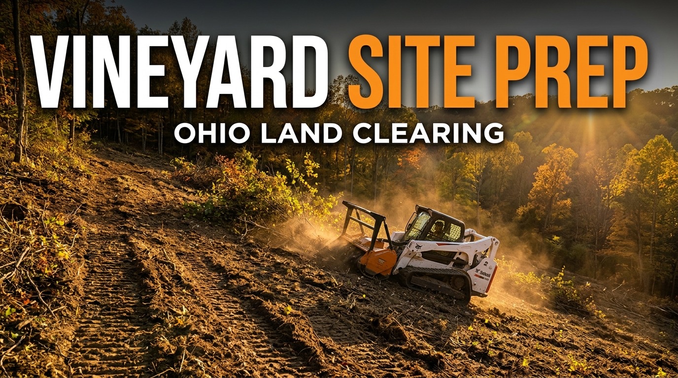 Land Clearing for Vineyard and Winery Sites Ohio