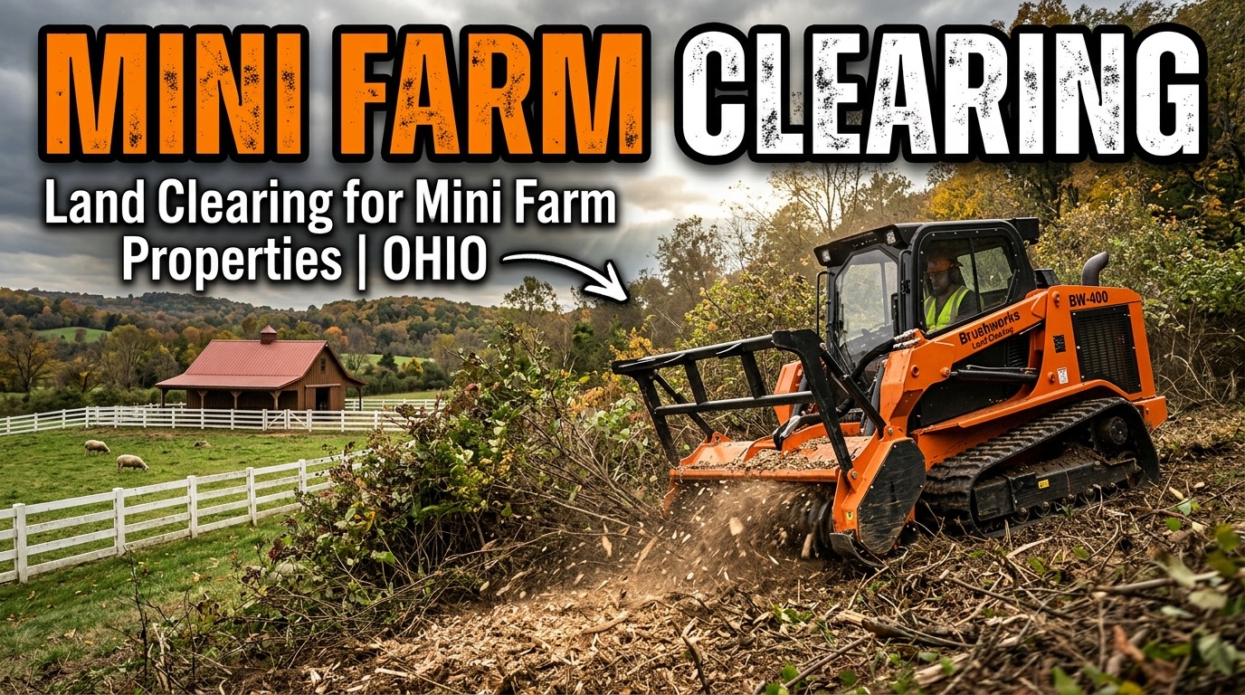 Land Clearing for Mini Farm Properties Ohio