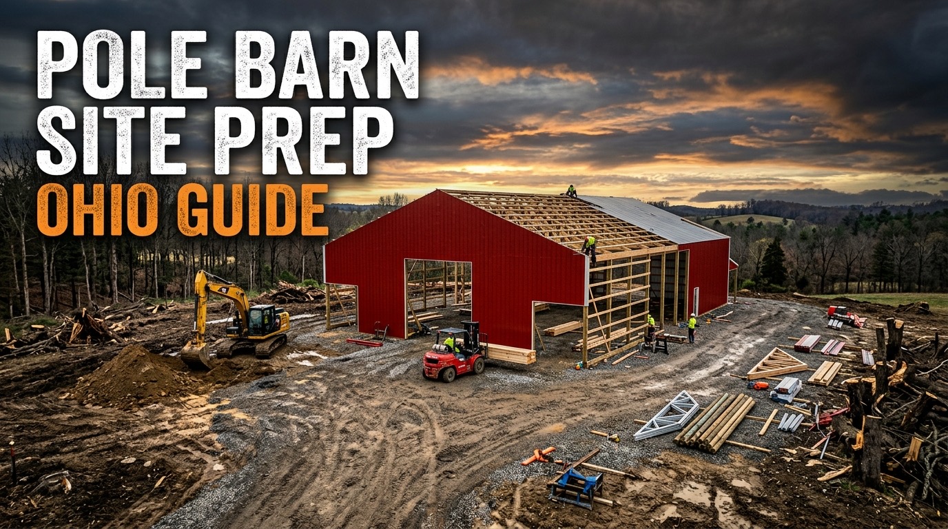 Clearing Land for a Pole Barn in Ohio