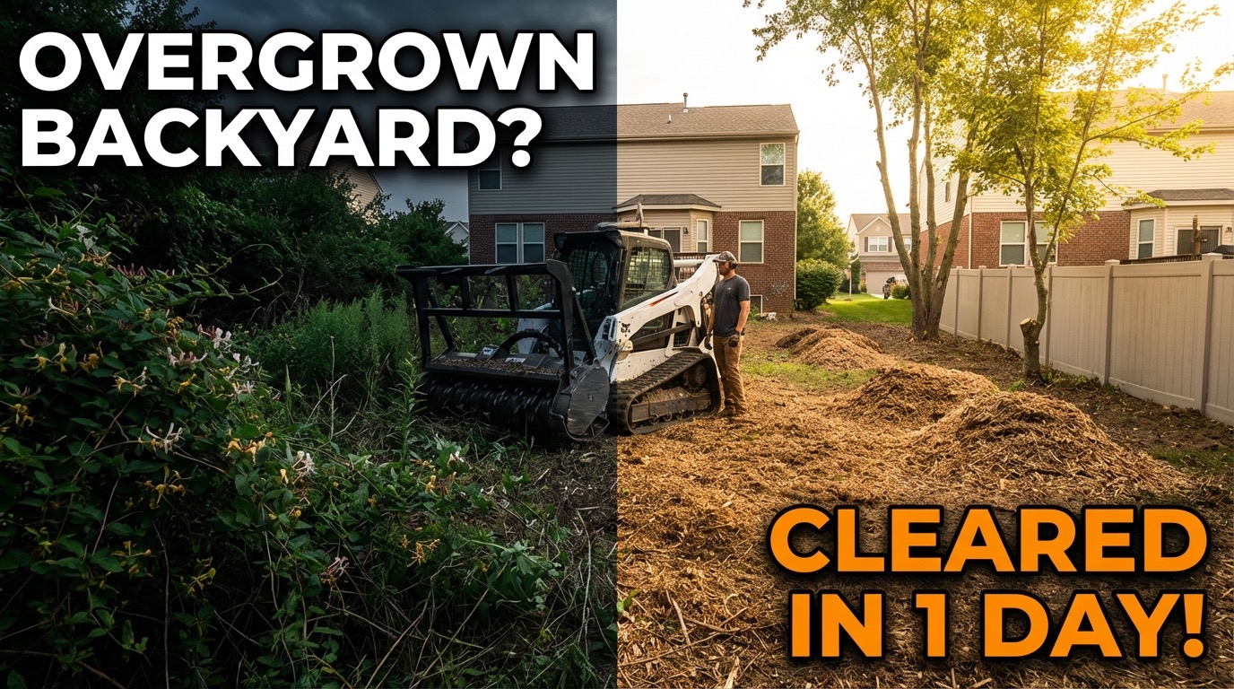 How to Clear an Overgrown Backyard in Cincinnati