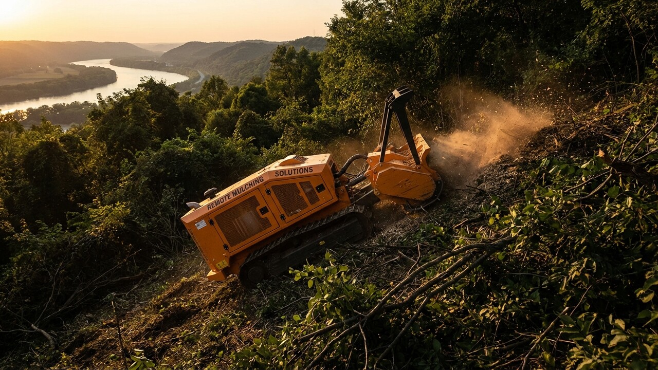 Steep Hillside Clearing Cincinnati