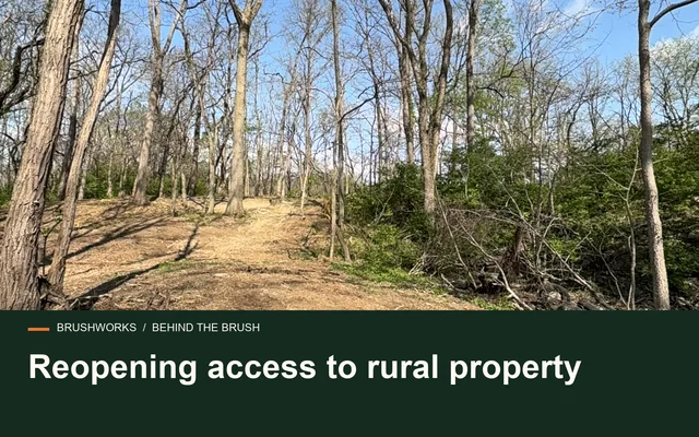 Reopening access to rural property