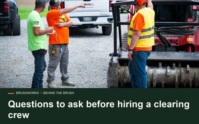 Questions to ask before hiring a clearing crew