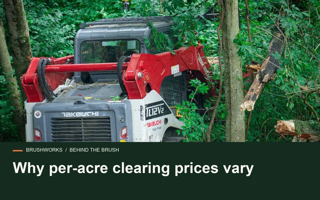 Why per-acre clearing prices vary